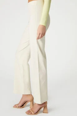 Satin Straight-Leg Trousers
