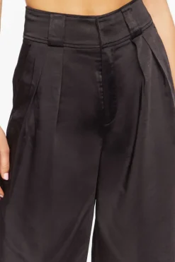 Satin Wide-Leg Pants