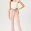 Seamed Mid-Rise Bootcut Jeans