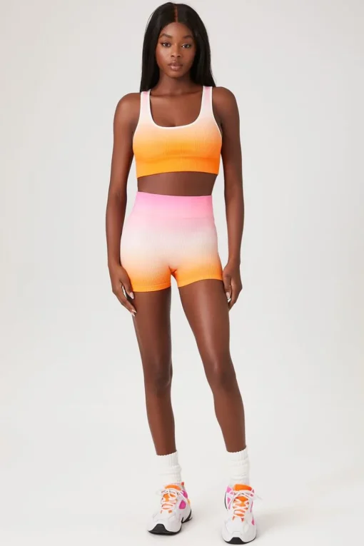 Seamless Active Gradient Biker Shorts