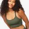 Seamless Caged-Back Sports Bra