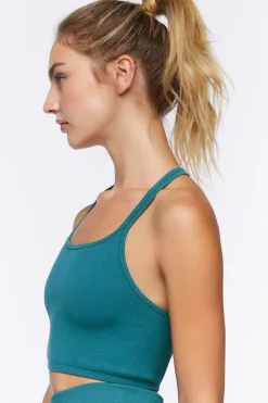 Seamless Caged-Back Sports Bra