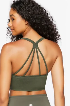 Seamless Caged-Back Sports Bra