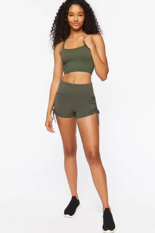 Seamless Caged-Back Sports Bra