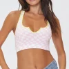 Seamless Checkered Bralette
