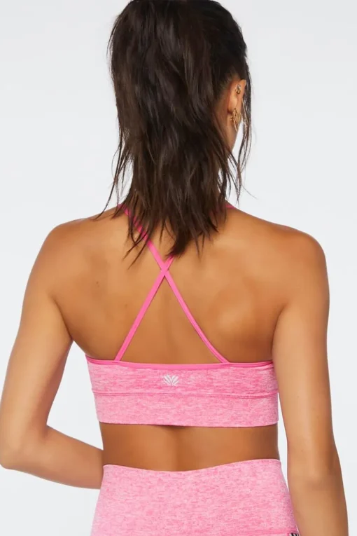 Seamless Checkered Sports Bra