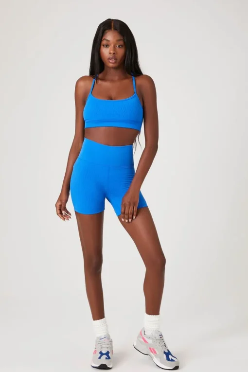 Seamless Crisscross Sports Bra