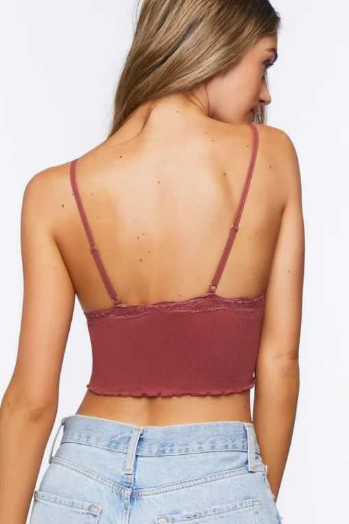 Seamless Floral Lace Bralette