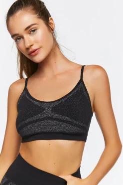 Seamless Glitter Sports Bra