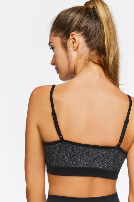 Seamless Glitter Sports Bra