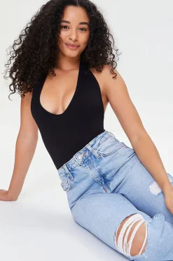Seamless Halter Bodysuit