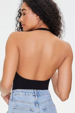 Seamless Halter Bodysuit