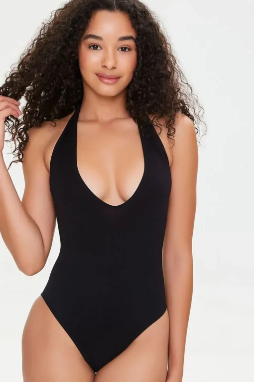 Seamless Halter Bodysuit