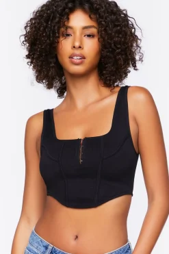 Seamless Hook-And-Eye Bralette