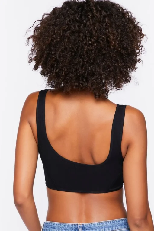 Seamless Hook-And-Eye Bralette