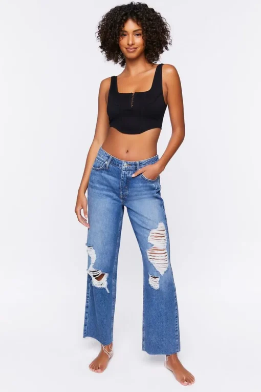 Seamless Hook-And-Eye Bralette