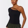 Seamless One-Shoulder Top