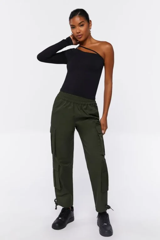 Seamless One-Shoulder Top