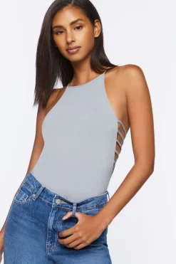 Seamless Ribbed Lingerie Bodysuit