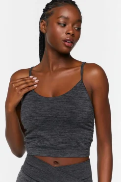 Seamless Space Dye Longline Sports Bra