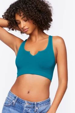 Seamless Split-Neck Bralette