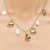 Seashell Charm Chain Necklace