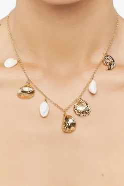 Seashell Charm Chain Necklace