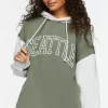 Seattle Colorblock Fleece Hoodie