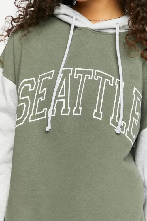 Seattle Colorblock Fleece Hoodie