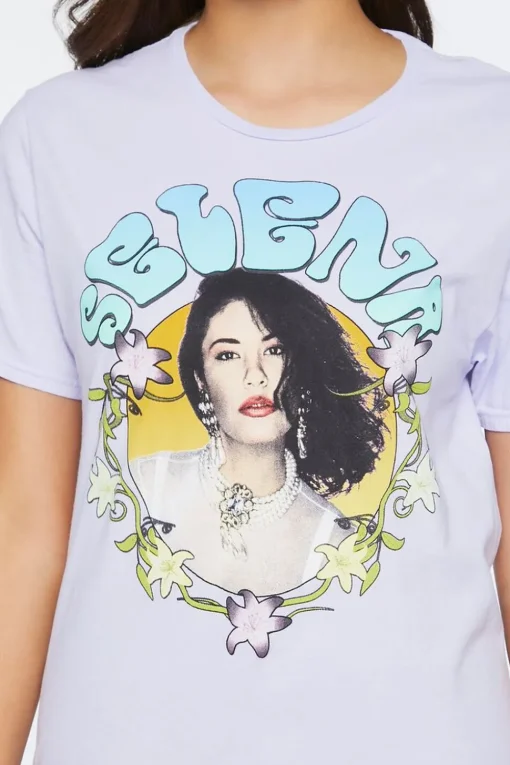 Selena Graphic Crew Neck Tee