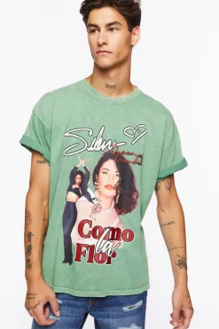 Selena Oil Wash Graphic Tee