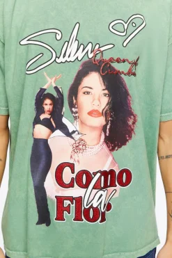Selena Oil Wash Graphic Tee
