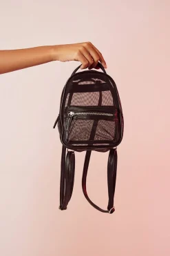 Semi-Sheer Mini Backpack