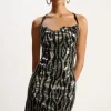 Sequin Abstract Mini Dress