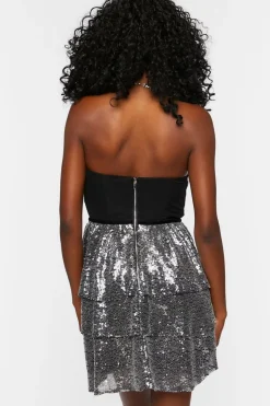 Sequin Sweetheart Mini Dress