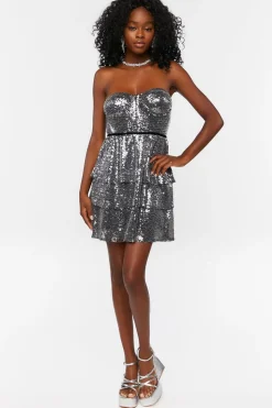 Sequin Sweetheart Mini Dress