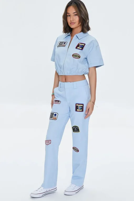 900 Series Club Patch Graphic Pants