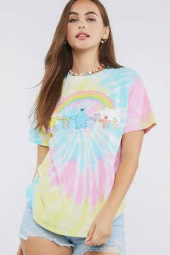 Sesame Street Graphic Tie-Dye Tee