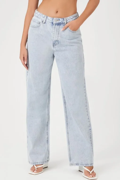 90S-Fit Straight Jeans