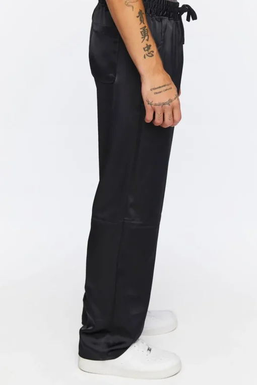 Sheeny Drawstring Trousers