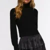 Sheeny Tiered Mini Skirt
