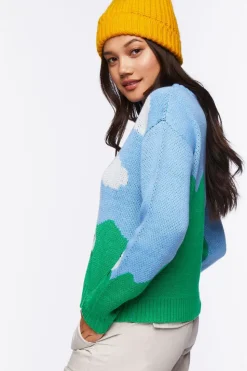 Sheep Intarsia-Knit Sweater