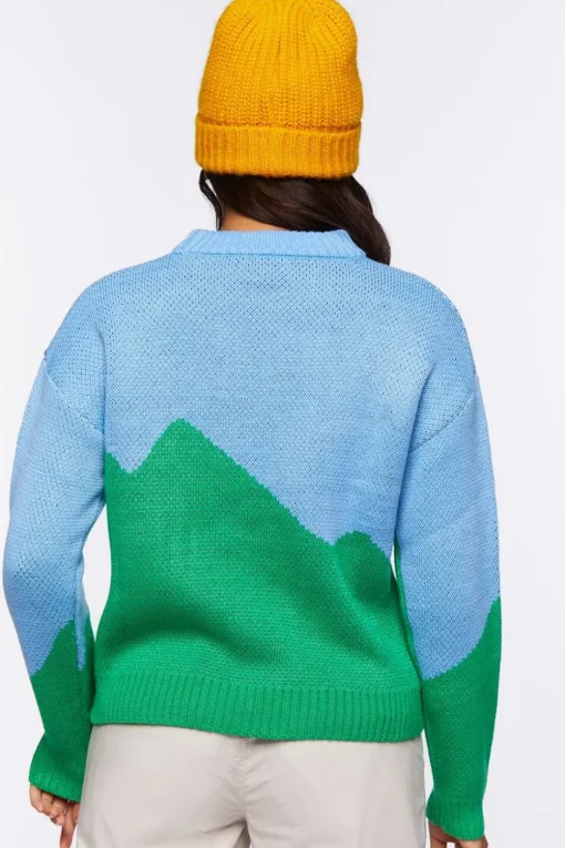 Sheep Intarsia-Knit Sweater
