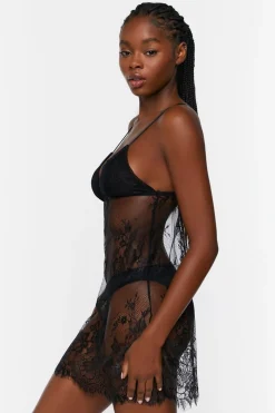 Sheer Lace Lingerie Slip