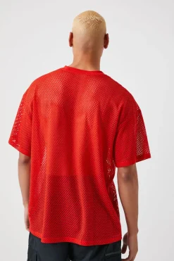 Sheer Mesh Netted Tee