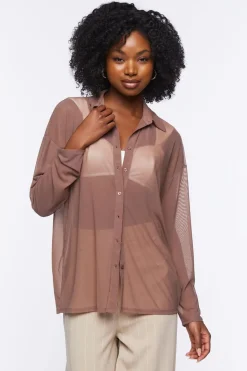 Sheer Mesh Shirt