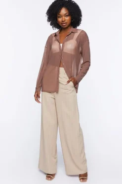 Sheer Mesh Shirt