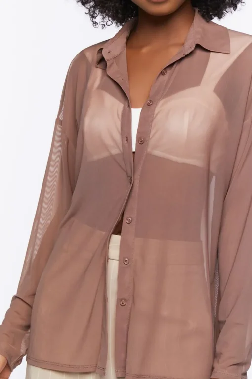 Sheer Mesh Shirt