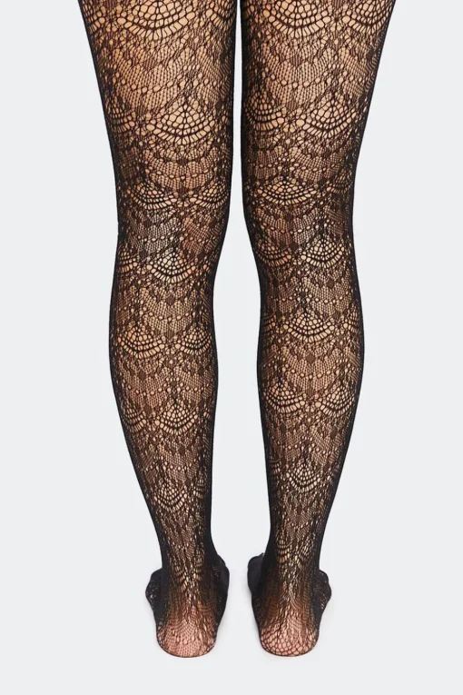 Sheer Scalloped Tights