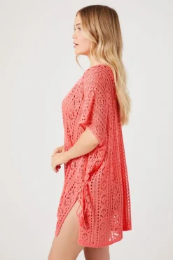 Sheer Swim Cover-Up Dress